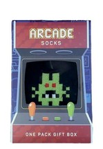 THE ORRSUM SOCK CO. : SPACE INVADERS: ARCADE SOCKS: ONE PACK GIFT BOX: B... - $12.34