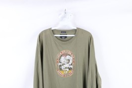 Vtg American Eagle Outfitters Mens XL Slim Fit Snow Dragon Long Sleeve T-Shirt - £23.19 GBP
