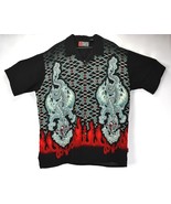 Vtg Pineapple Connection Mens Dragon Flames Graphic Button Shirt  XL - $48.67 CAD