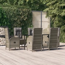  Garden Dining Set Black and Grey - $24,918.22 MXN