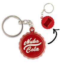 Fallout Nuka Cola Red Bottle Cap Keychain Metal Opener Gaming Charm - €5,96 EUR
