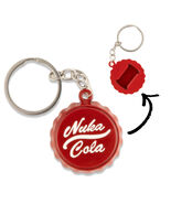 Fallout Nuka Cola Red Bottle Cap Keychain Metal Opener Gaming Charm - €5,91 EUR