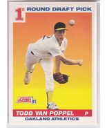 M) 1991 Score Baseball Trading Card - Todd Van Poppel #389 - $1.97