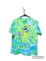 NWT Sesame Street Cookie Monster T-Shirt Size Large Short sleeve Tie Dyed - £11.91 GBP