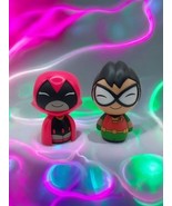 Funko Dorbz Teen Titans Go!  Pink Raven #222 &amp; Robin ☆Lot of 2☆ - $21.83 CAD