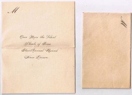 Christmas Card 1914 Inez Maxwell Rainy River Ontario Monogrammed M Envelope - £3.88 GBP
