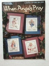Leisure Arts When Angels Pray Sandi Gore Evans Counted Cross Stitch Leaflet 2732 - $4.94