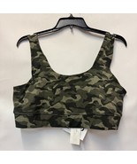 Nina Parker Womens Plus 1X Green Camouflage Bralette Sports Bra NWT AD30 - €17,01 EUR