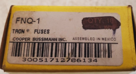 14 Quantity of Bussmann Fuses FNQ-1 (14 Qty) - $56.69