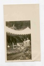 Japanese Family Real Photo Postcard with Response to Letter - $17.82