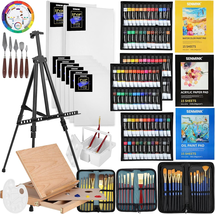 149Pcs Deluxe Artist Painting Set with Aluminum and Beech Wood Easel, 48... - €192,95 EUR