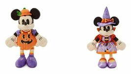 Disney 2020 Mickey &amp; Minnie Mouse Plush Halloween Collectible Set - 15&quot; Doll - £51.42 GBP