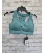 Women Nike Swoosh Dri Fit The Victory Bra Medium Support Size XS Teal NWT - $40.73 CAD
