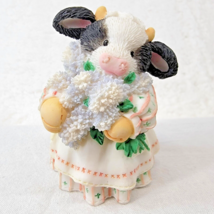 Marys Moo Moos Cow Figure Coming of Spring Brings Udder Joy 104876 Enesco 1994 - £8.12 GBP