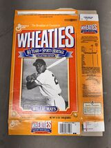 Vintage Willie Mays San Francisco Giants Wheaties Box Collector's Editio... - $12.86