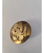 Brass US Military Army Hat Pin Badge with Eagle - $10.00