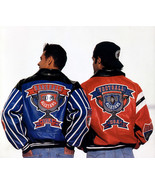 North Beach Leather Mens Spring 1994 All Star Colorblock Jacket Sz S Fits M - $196.96 CAD