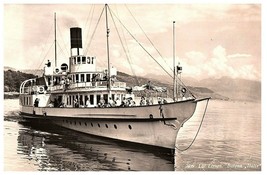 Vintage Lac Leman Bateau Ship Postcard RPPC - £9.35 GBP