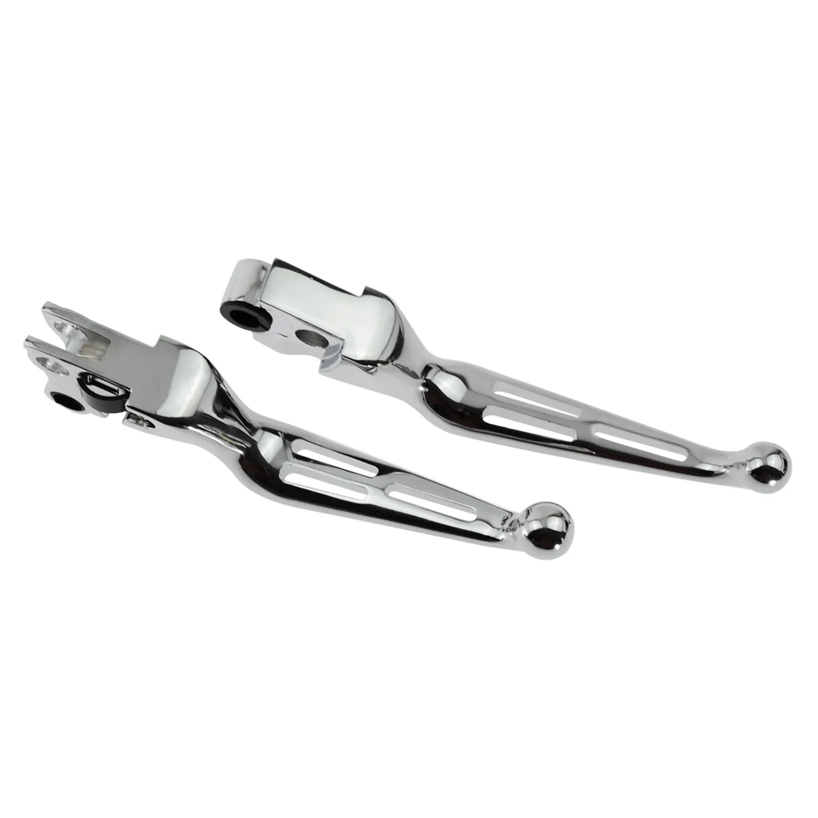 Motorcycle Black/Chrome ke Clutch Levers  Harley ter XL883 1200 Dyna Low Rider F - £416.13 GBP