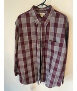 Haggar Shirt Men&#39;s Multicolor Plaid Casual Button Down Long Sleeve Size XL - $279.51 MXN