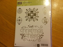 Stampin Up Stamp Set (new) CHEERFUL CHRISTMAS (set of 6) - $30.63