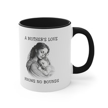 a mothers love knows no bounds Accent Coffee Mug, 11oz mothers day gift  - £15.01 GBP