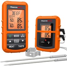 ThermoPro TP-20 500FT Wireless Meat Thermometer with Dual Meat Probe, Di... - $84.99