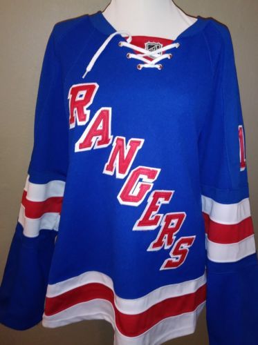 Primary image for New York NY Rangers Marian Gaborik Reebok Jersey With Fight Strap Sz 50 