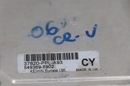 05-06 Honda CR-V AT ECU PCM Engine Computer & Immobilizer 37820-PPL-A93 image 4