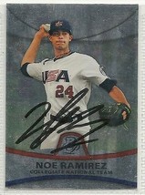 Noe Ramirez Signed Autographed Card 2011 Bowman Platinum - $10.08