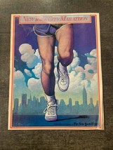 1981 New York City Marathon Official Spectator&#39;s Guide Mayor Ed Koch  Fred Lebow - £10.95 GBP