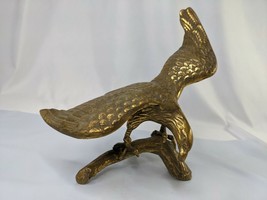 Brass Hawk Eagle Figure 8.75 Inch Statue - $52.95