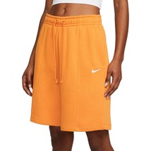 Nike Women Sportswear Essential Fleece High-Rise Short DM6123-738 Orange... - £35.41 GBP