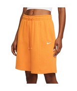 Nike Women Sportswear Essential Fleece High-Rise Short DM6123-738 Orange... - £35.41 GBP