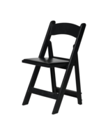 Commerical Seating Products Resin Black Folding Chairs - $250.00