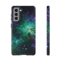 Galaxy Phone Case, Tough Cases, Cosmic Design, Space Lover Gift, Nebula ... - $24.69
