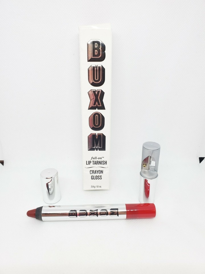 New in Box Buxom Full On Lip Tarnish Crayon Gloss with Sharpener, Busted... - $8.99
