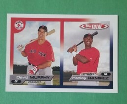 2005 Topps Total Hanley Ramirez David Murphy Rookie Rc #701 Red Sox Free Ship - $2.24