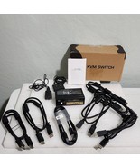 CKL Port USB 3.0 KVM Switch Dual Monitor DisplayPort 1.4 4K@144Hz 8K@8K@... - €51,42 EUR