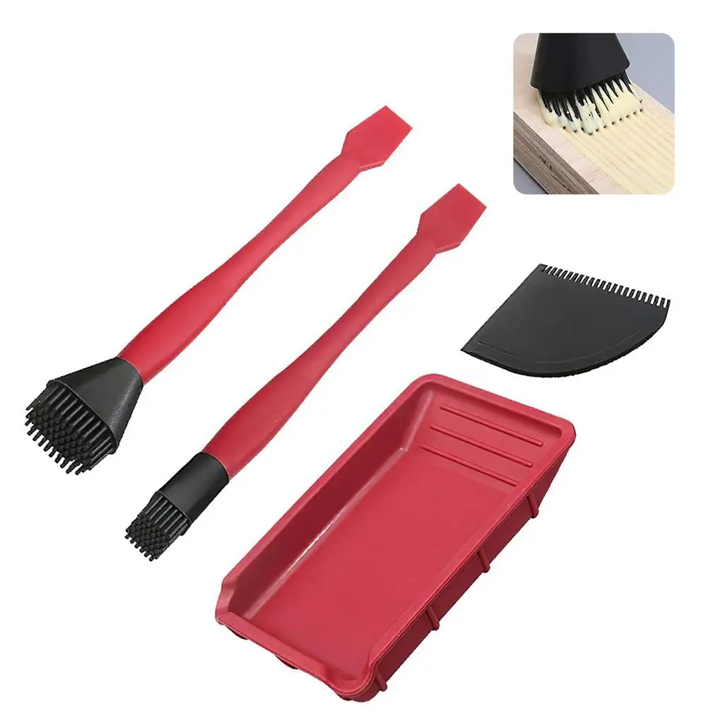 4x wor Brush Tool Set Multifunctional Brushing Tools Glue Tray Soft  Thin Shovel - £57.44 GBP