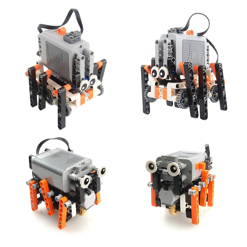 Kawaii Bionic Spider Walking Robot of 6 Feet MOC Building Block Power Function - £22.99 GBP