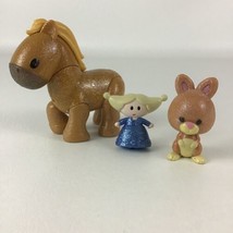 Disney Animators Collection Princess Sparkle Figures Pet Glitter Pony Lot Toy - £13.97 GBP