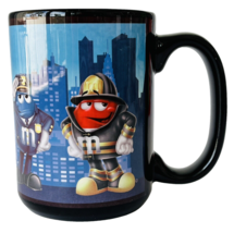 M&amp;M&#39;s World Coffee Mug New York Police Firefighters Statue of Liberty 4.5&quot; tall - £11.58 GBP