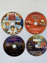 Disney 4 DVD Cars Finding Nemo Ratatouille Cloudy With A Chance Of Meatb... - $14.84