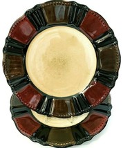 Mikasa Gourmet Basics Valencia Salad Plates 8.25&quot; Set of  2 Stoneware - $18.69