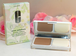New Clinique Acne Solutions Powder Face Makeup #18 Sand M-N .35 oz /10 g Full Sz - $11.43