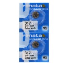 Renata 317 SR516SW Batteries - 1.55V Silver Oxide 317 Watch Battery (10 ... - £4.87 GBP+