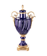 Elegant Porcelain Vase With Bronze Lid – Luxury Home Decor, Perfect Gift - £916.96 GBP