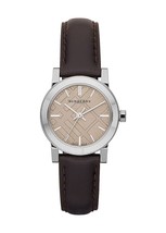 Burberry BU9208 Brown Leather Strap Cream Dial WoMen&#39;s Watch - £462.12 GBP