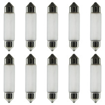 10 Pack Sunlite XEL/5W/24V/FT/F 5 Watt 24 Volt T3.25 Xelogen Festoon Bulb Frost - £44.05 GBP